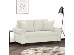 Vidaxl Almofadas Decorativas 2 Pcs 40x40 Cm Veludo Cor Creme