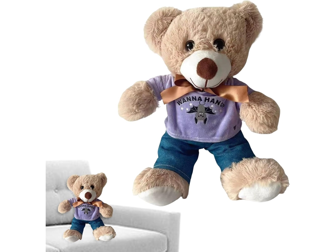 Almofada Decorativa Com Estampa Urso Pelúcia, Bichinho Fofo.