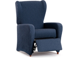 Capa de Poltrona Relax EYSA Premium Troya Tecido Elástico (75 x 90 x 100 cm - Poliéster e Algodão - Azul)