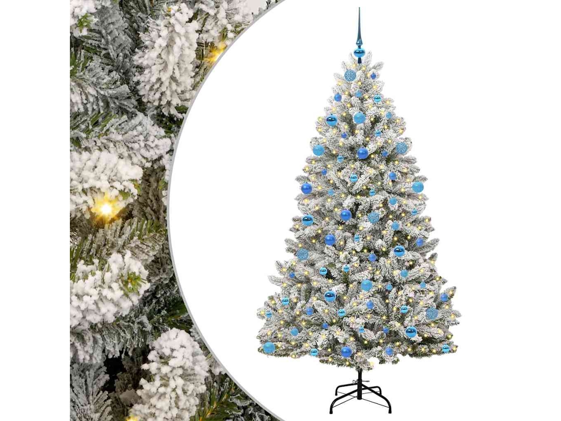 Conjunto 1 Árvore De Natal Artificial Vidaxl Verde Pvc (180 Cm)