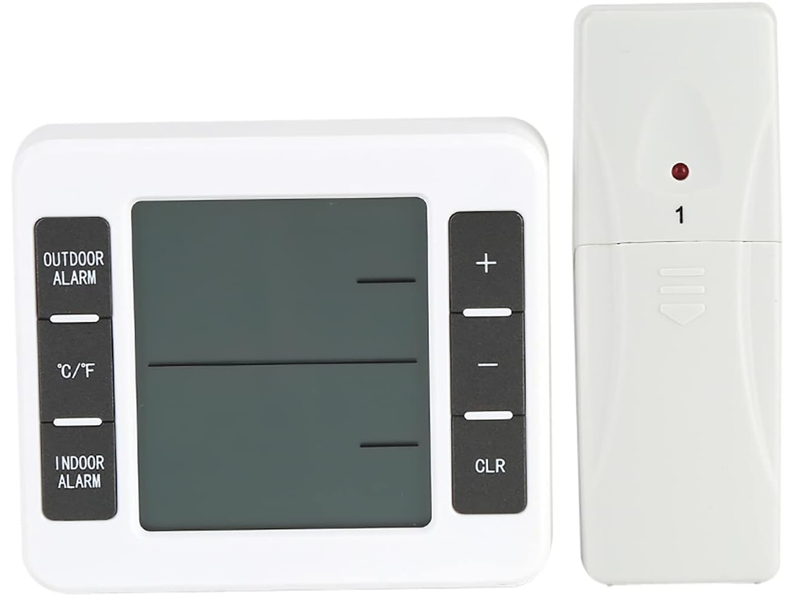 Termômetro Digital Para Geladeira, Termômetro Digital Sem Fio Para Freezer, Sensor De Temperatura Interna Externa Com