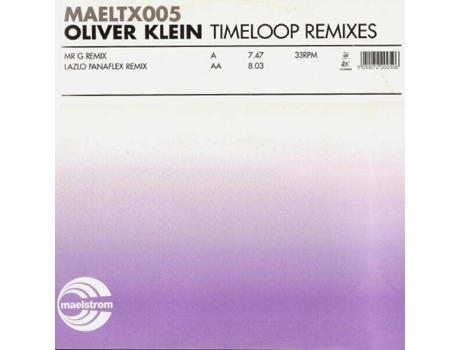 Vinil Timeloop Remixes Maelstrom Records