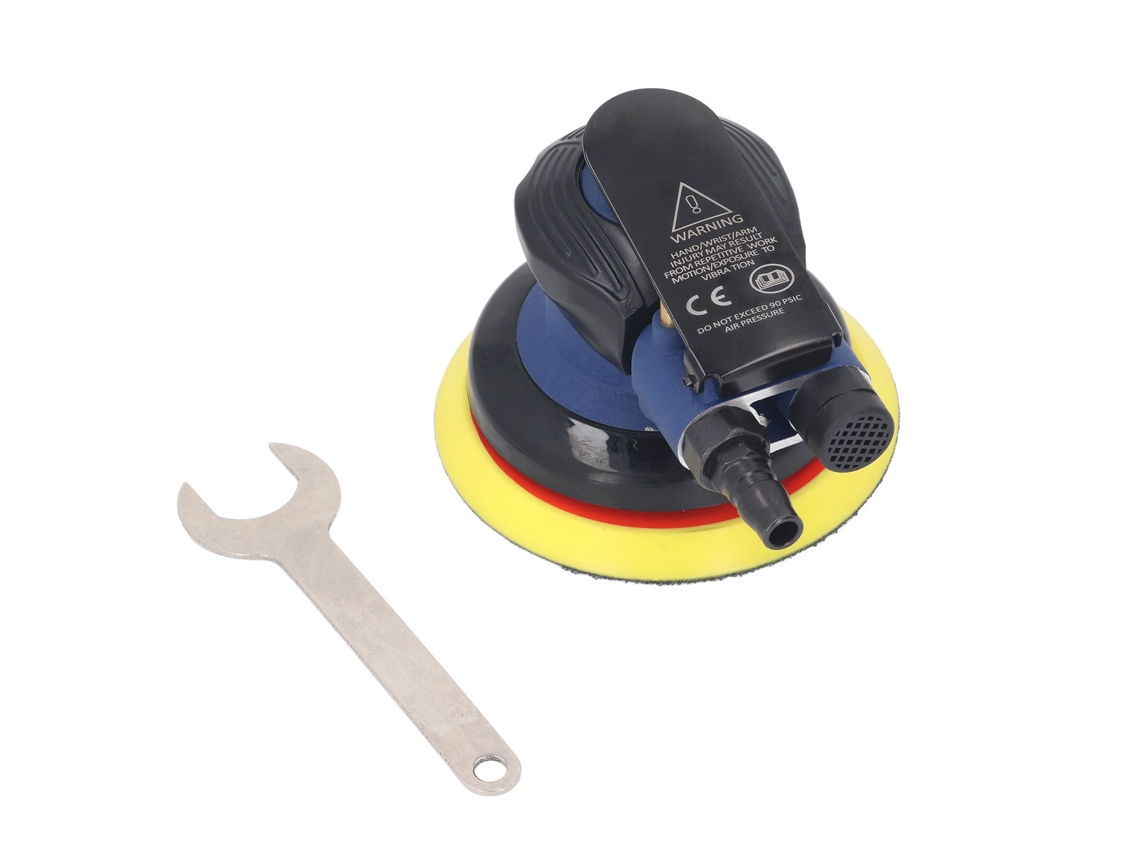 Areia Orbital Aleatória a Ar 5in Mini Profissional Pneumática para Polimento de Carros e Metal