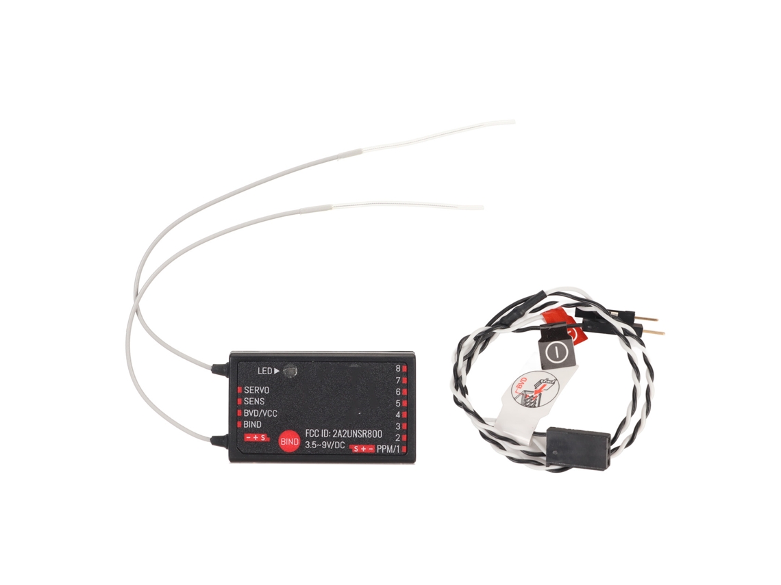 Receptor Fs Sr8 2.4ghz 8 Canais Para Rc