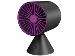 Ventilador Usb Mini Mudo Dormitório Estudante Ld Ventilador De Cabeça Balançando Desktop Ventilador Desktop Portátil Escritório Preto Lalamoli