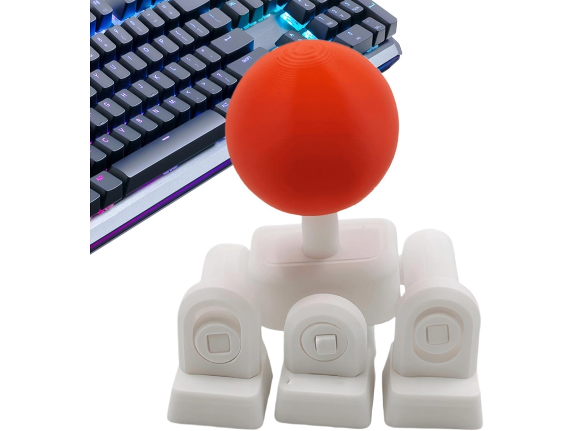 Teclado Com Tecla De Joystick Destacável Impressa Em 3d