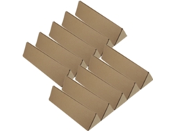 Tubos Triangulares De Papel Kraft, Ideal Para Mudanças E Embalagens. Pacote Com 10 Unidades