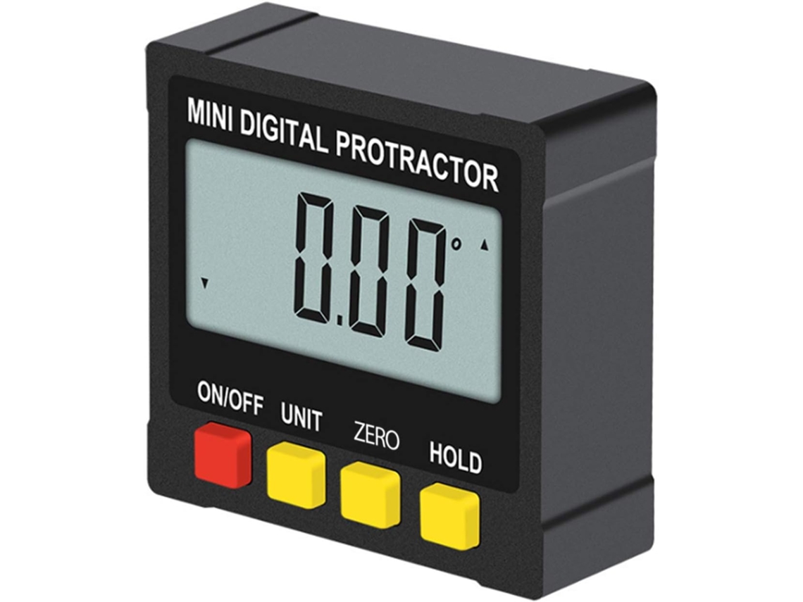 Medidor De Ângulo Digital, Localizador De Ângulo Magnético 4 Lados, Lcd Digital P