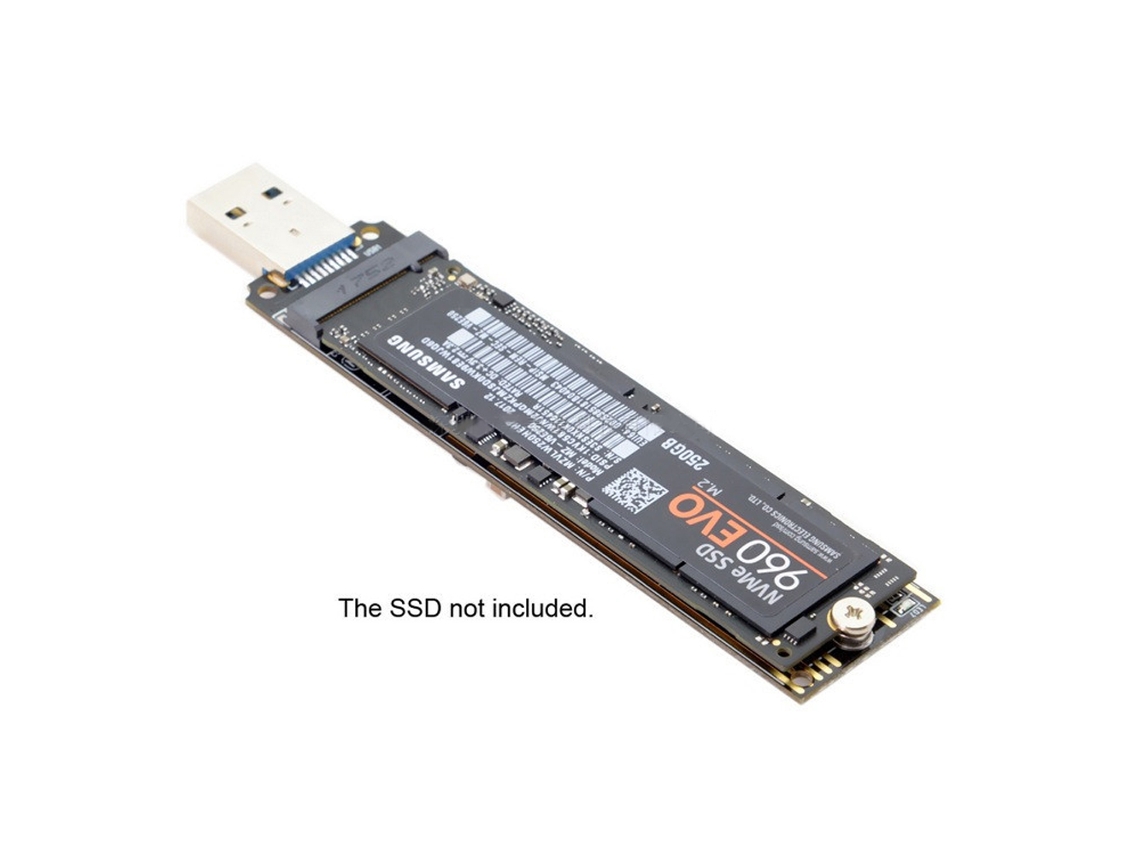 Laxiscreed Adaptador Nvme M.2 Ssd Para Usb 3.1 Tipo A Portátil E Fácil De Usar