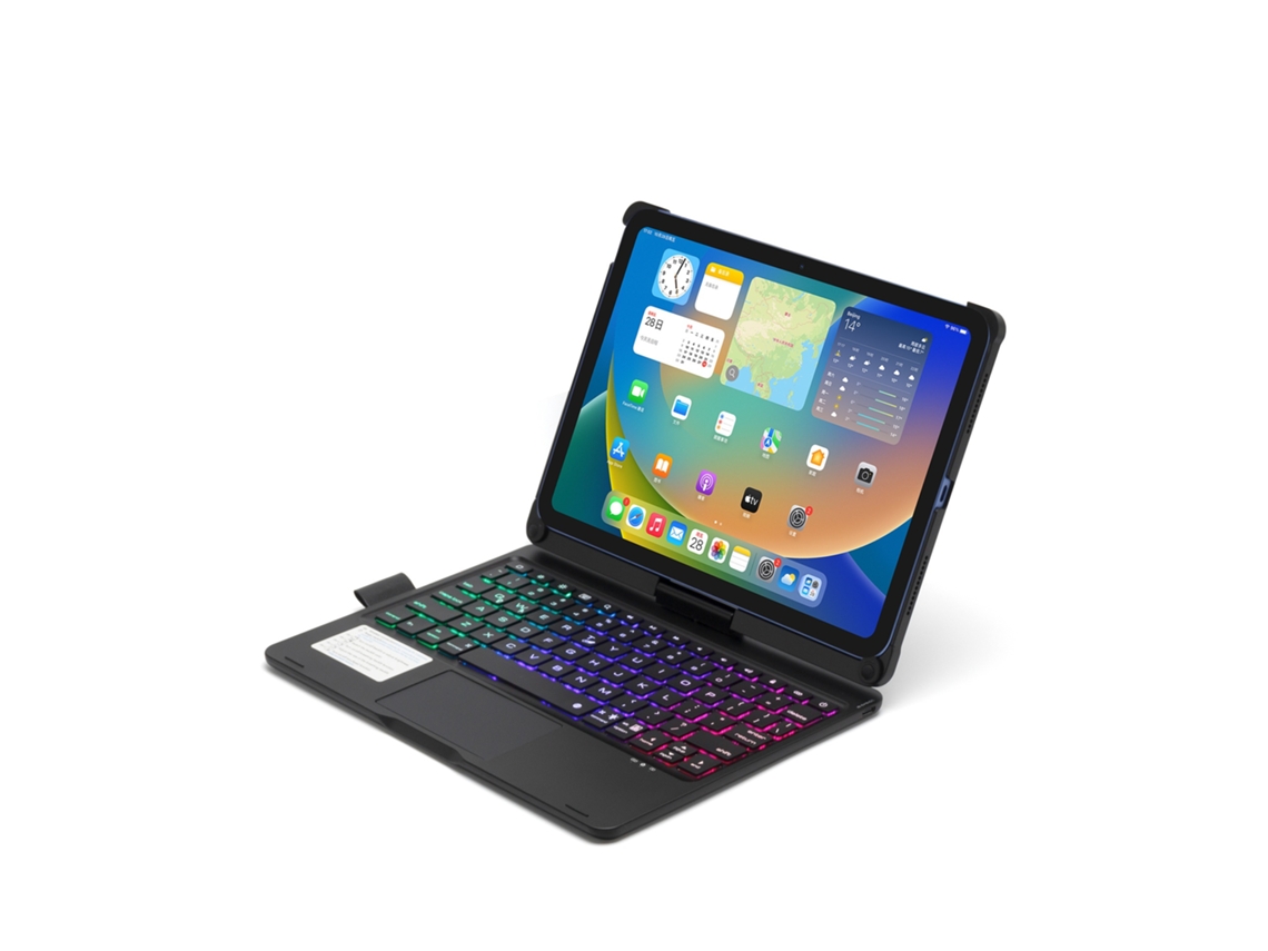 Lurelia Capa Com Teclado Bluetooth Para Ipad 10.2 Pro 10.5 Com Retroiluminação Com Touchpad