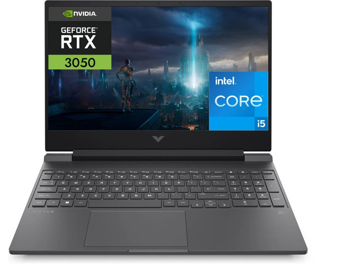Portátil HP Victus 15-fa0022np (Intel Core i5-12450H - NVIDIA GeForce RTX 3050 - RAM: 16 GB - 512 GB SSD - 15.6'')