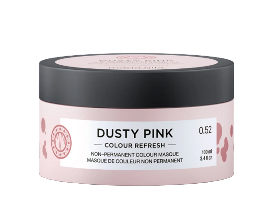 Máscara de coloração capilar semipermanente rosa pastel 100ml Tratamento Maria Nila