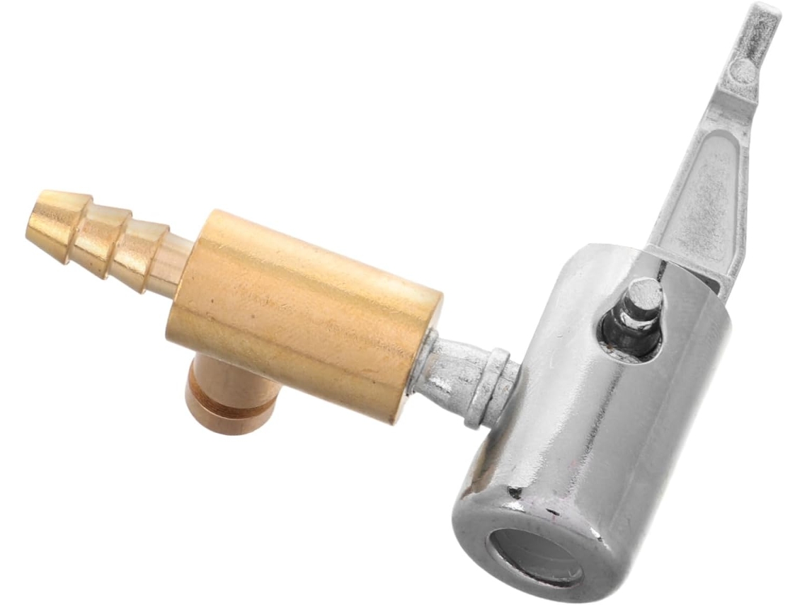 Adaptador De Bico De Enchimento De Pneus Com Trava, Leve, Em Liga De Zinco