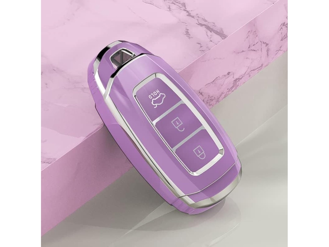 Capa Protetora De Tpu Para Chave Carro Hyundai I30 Ix25 Kona Elantra Encino Solaris Azera Grandeur Ig Tm Accent Santa Fe