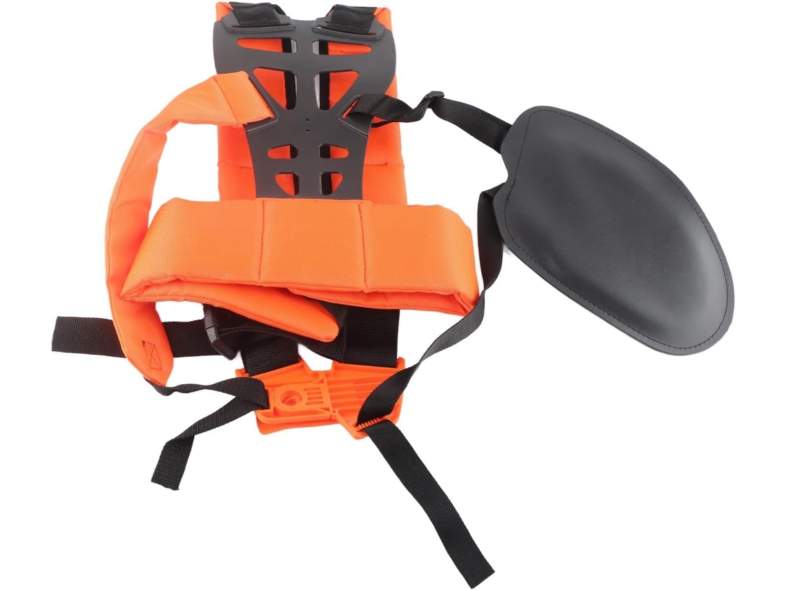 Alça de ombro ajustável em nylon Oxford para roçadeira, alça de ombro longa que facilita o trabalho com motosserras.