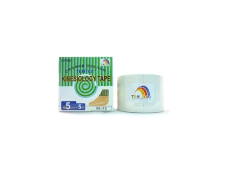 Fita Kinesiológica 5×5 Branca 1 Un. Temtex