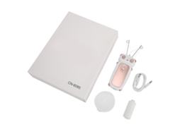 Depilador elétrico facial e corporal 2026 para uso doméstico, com fio de algodão, cor ouro rosa.