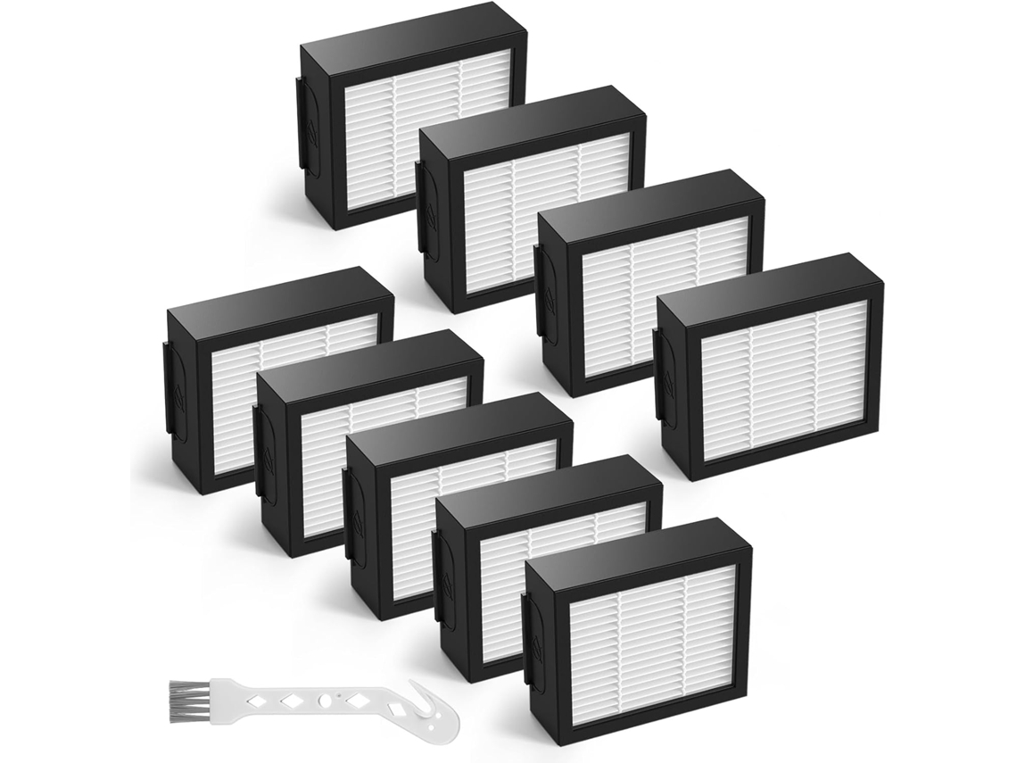 Kit De Substituição Para Irobot I3/i4/i6/i7/i8/e5/e6 Acessórios De Filtro Para Aspirador Robô (9 Peças) Cuich