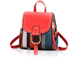 Mochila Feminina Pequena Em Pele - Mini Mochila De Moda E Lazer - Vermelho