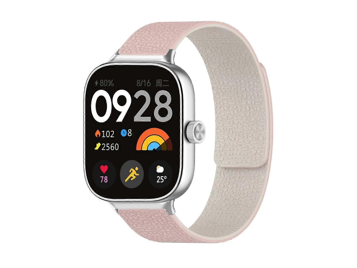 Pulseira De Silicone Magnética Macia Com Textura De Lichia Para Xiaomi Smart Band 9 Pro / Redmi Watch 5