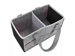 Bolsa Organizadora de Fraldas para Bebês, Feita de Feltro, Dobrável e Ideal para Guardar Fraldas. GOKOCO