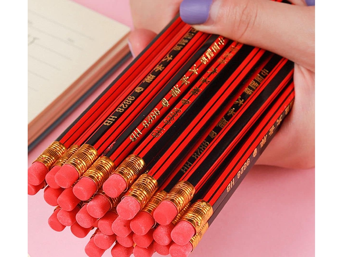 10pcs For Adults Kids, Graphite Wooden, Free Erasers, Hb