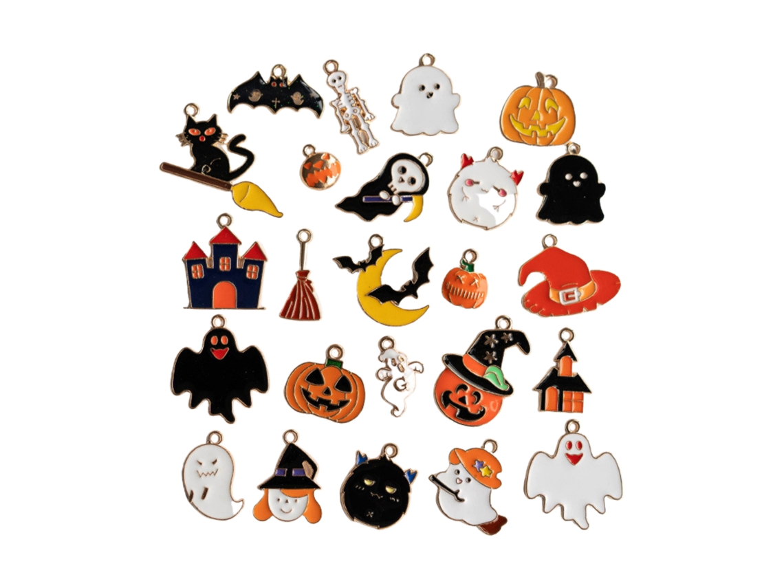 Pingente Liga Halloween Decoração Óleo Gotejante
