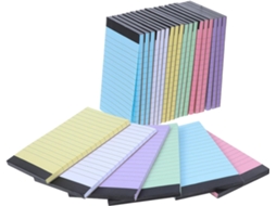 Zerodeko Bloc-notes À Feuilles Détachables, 24 Folhas Lignées, Formato