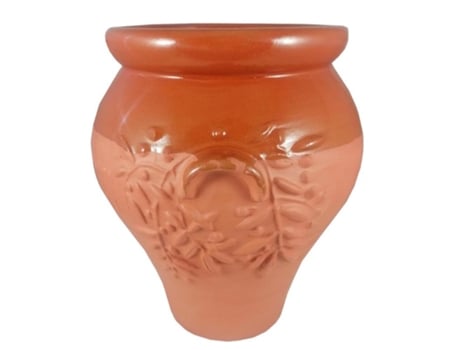 Orza Barro Decorada 21x32x29 Cm Kormax