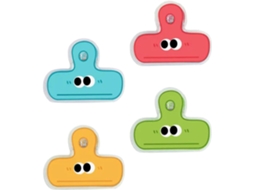 Aboofan Clipes Para Selar Sacos De Alimentos Com Design Adorável Desenho Animado, Clipes Multifuncionais De Plástico Pp