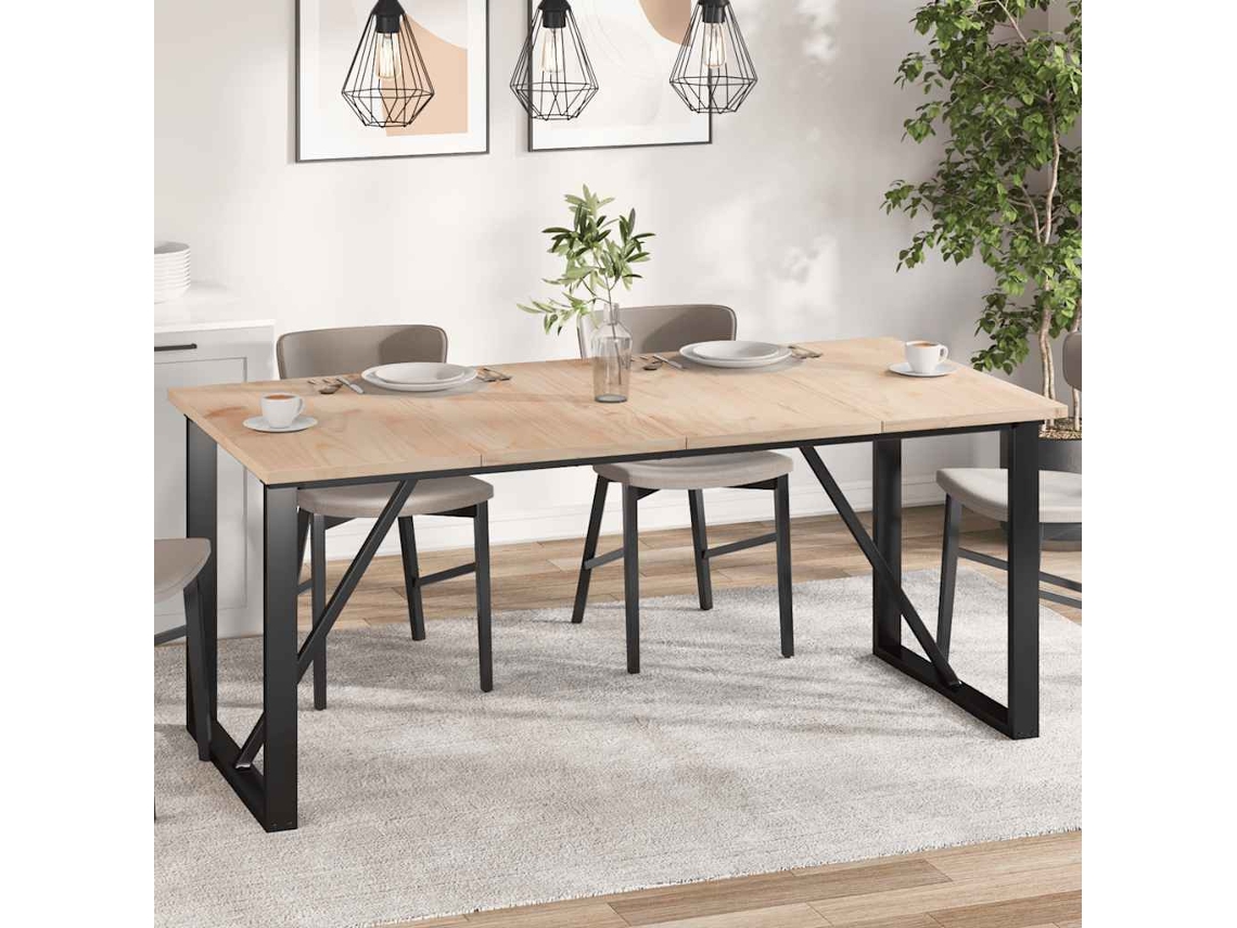 Vidaxl Tampos De Mesa Retangulares 4 Pcs 90x45x2,5 Cm Pinho Maciço