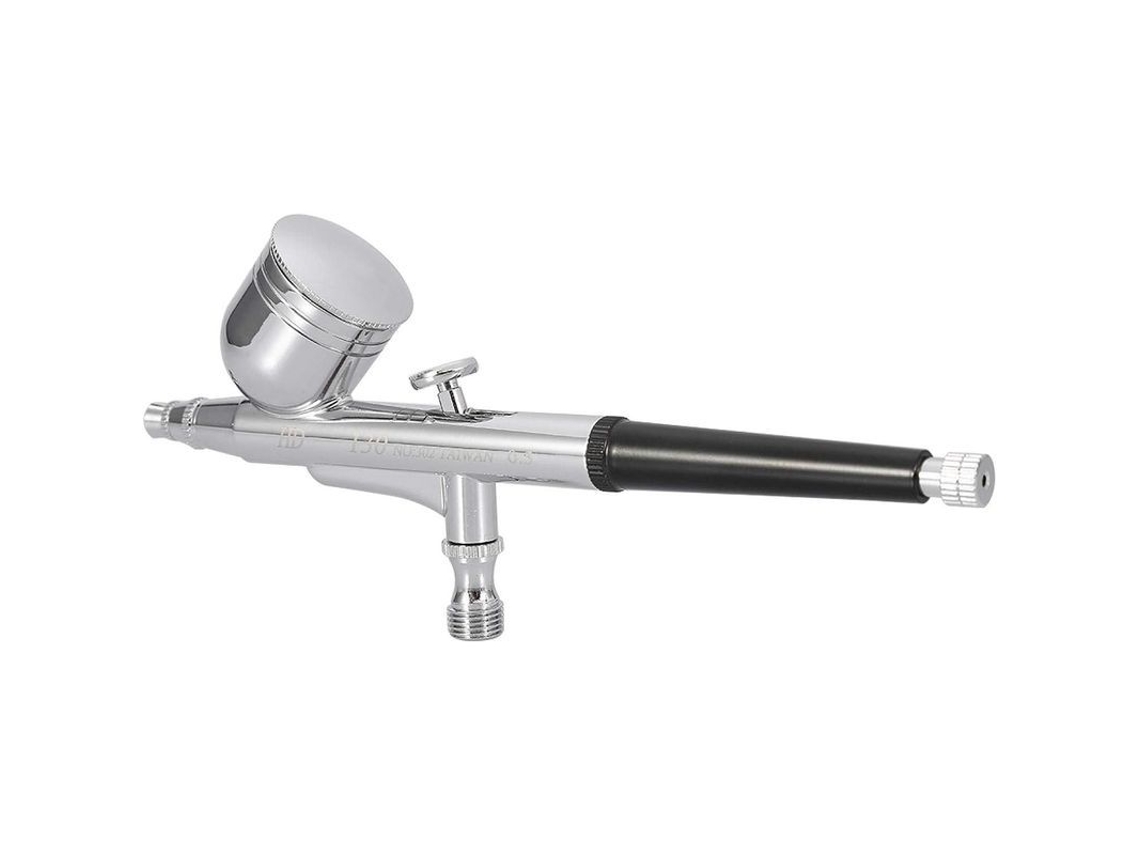 Pistola de aerógrafo para hidratação facial, beleza das unhas e tatuagens com gatilho de dupla ação.