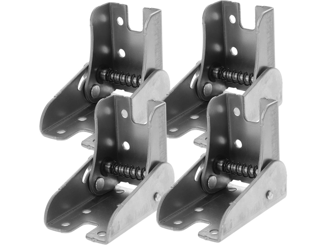 Conjunto De 4 Dobradiças Mola Com Fechamento Automático, Em Ferro