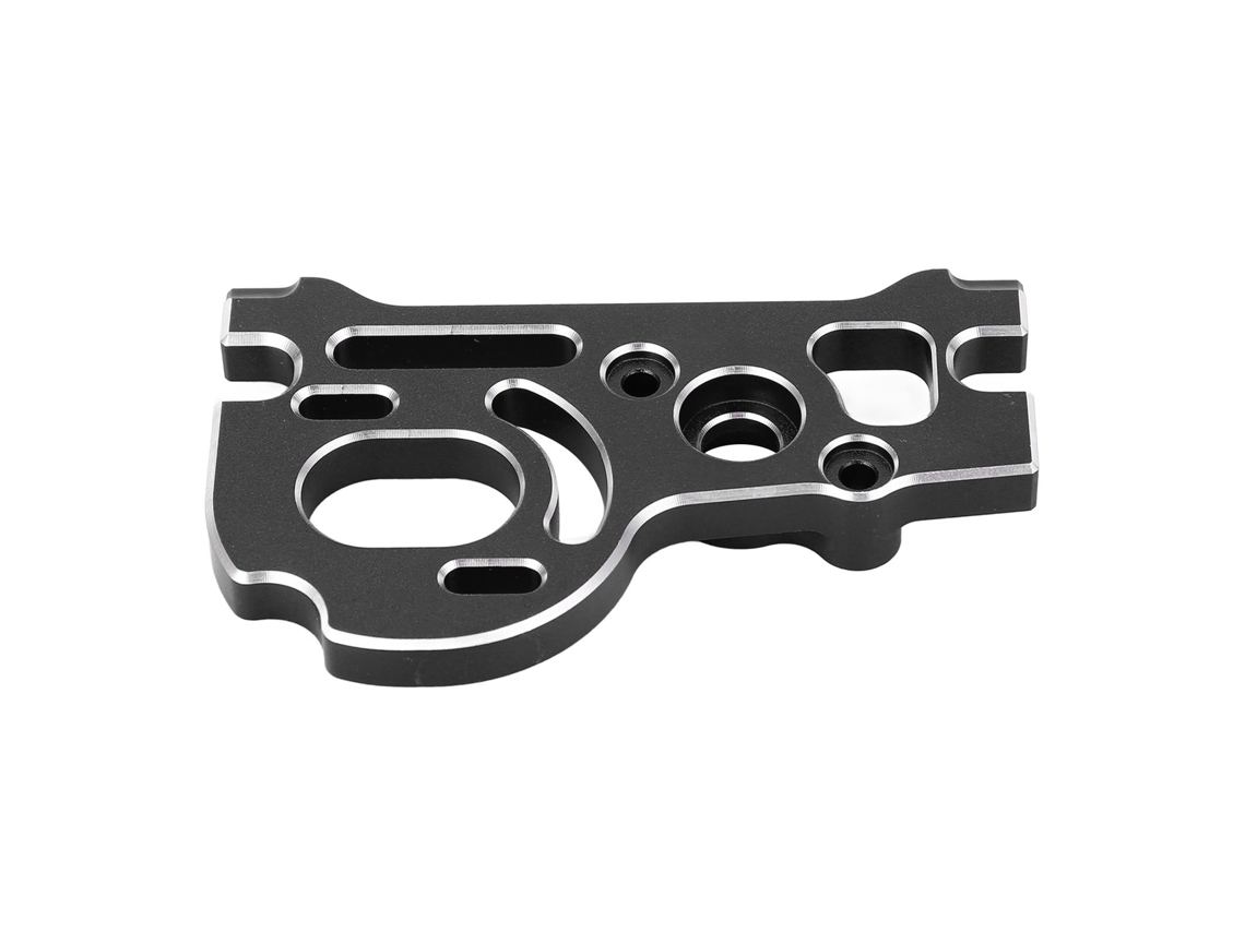Soporte De Motor De Aluminio Para Carro Rc Scx10 Pro Peças Base Do Motor Rc Preto