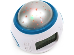 Despertador Digital Emukoep Com Projetor De Céu, Música, Cronômetro Regressivo E Luz De Fundo, Ideal Para Famílias E