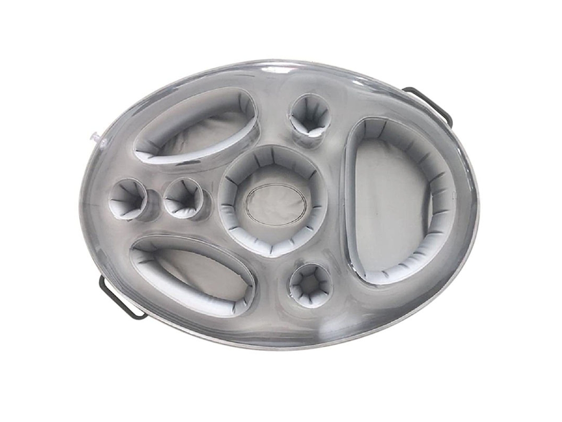 Suporte Flutuante De Pvc Para Cerveja, Bandeja Inflável Para Bar De Spa Flutuante Para Cerveja