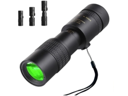 2024 Novos Monóculos 10 300x40 Atualizados Para Adultos De Alta Potência Telescópio Monocular Com Zoom Com Lentes Bak4 E Fmc Preto Bestvite