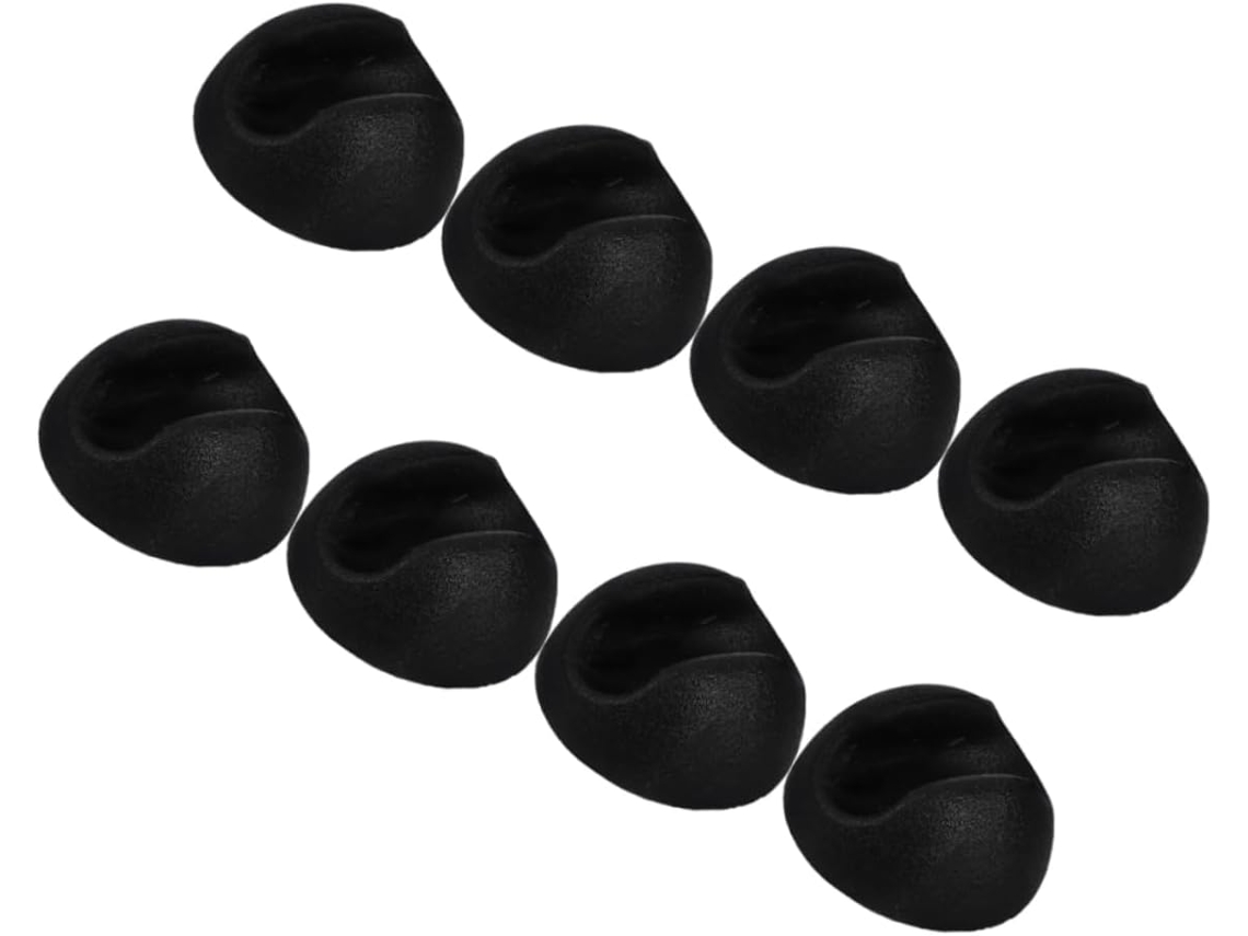 Conjunto De 8 Protetores Piso Para Pés Mesa Em Formato Grampo Cabelo, Antiderrapantes, Em Pvc, Com Formato De Meia