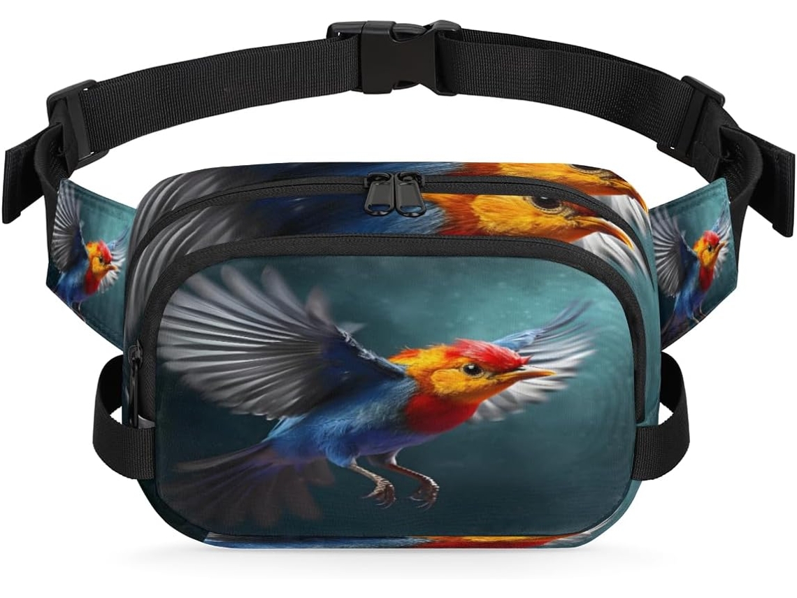 Pochete Fofa e Colorida em Formato de Pássaro para Mulheres 22 8 X 6 3 X 15 5 Cm Formato de Pássaro