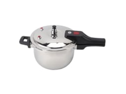 Panela de pressão de aço inox 304 3 litros, 18cm, cozimento rápido e multifuncional | S/MARCA