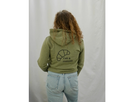 Casaco Unissexo LES PETITS BASICS Capuz Café Croissant Algodão Orgânico Castanho (M)
