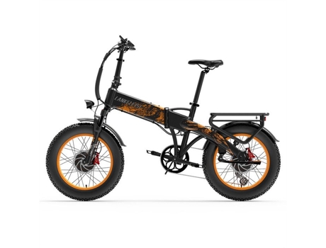 Bicicleta Eléctrica Dobrável Lankeleisi X2000 Max Motor Duplo 2000w Bateria 48v 20ah 48 Km/h