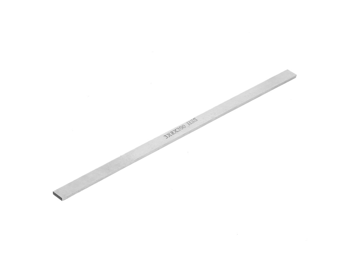 Ferramenta De Torneamento Hss Aço De Alta Velocidade Barra Quadrada De Aço Branco (3*8*200mm)