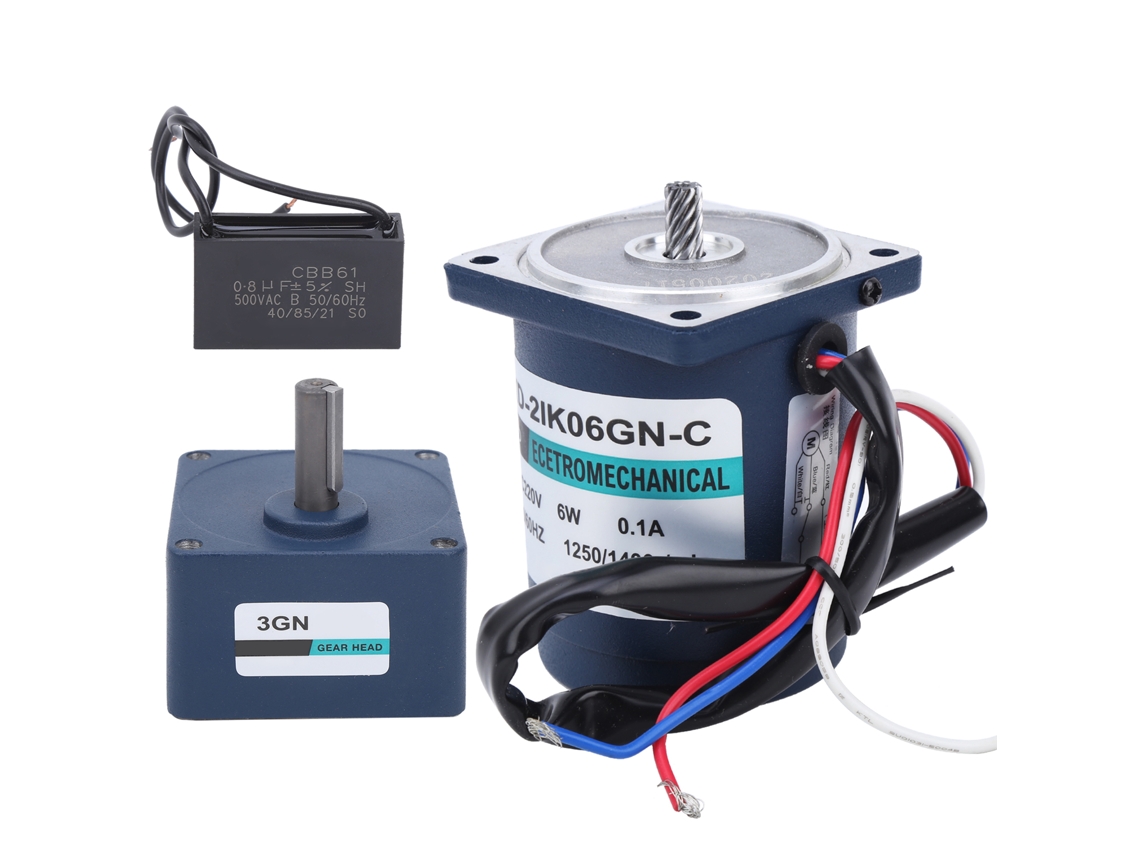 Motor Redutor Micro 6w Ac220v Velocidade Fixa