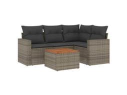 Garden Sofa Set, Garden Sofa Sets Vidaxl Cinzeto Rattan / Vime (n/a)