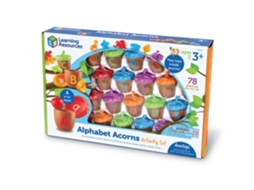Brinquedos Educativos Learning Resources Conjunto De Atividades Com Bolotas Do Alfabeto