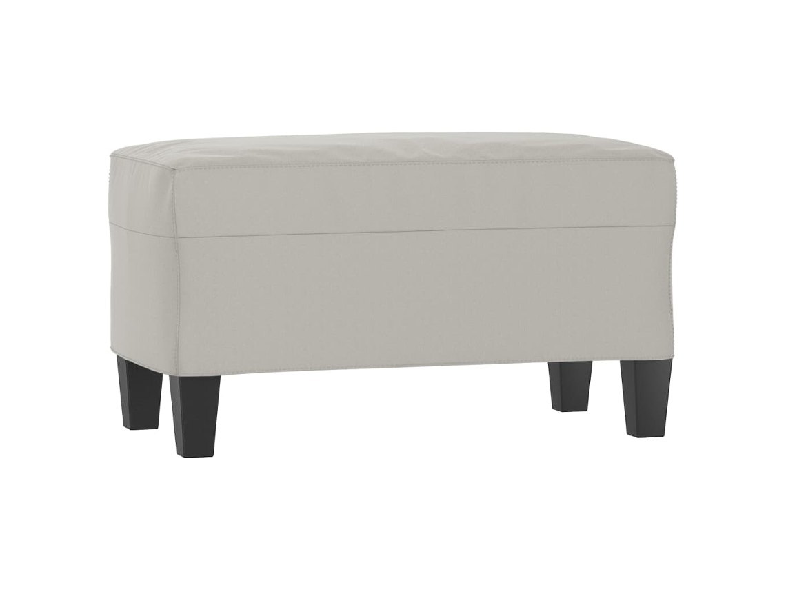 Bench, Benches Vidaxl Cinzeto Microfibra (70 X 35 X 41 Cm)