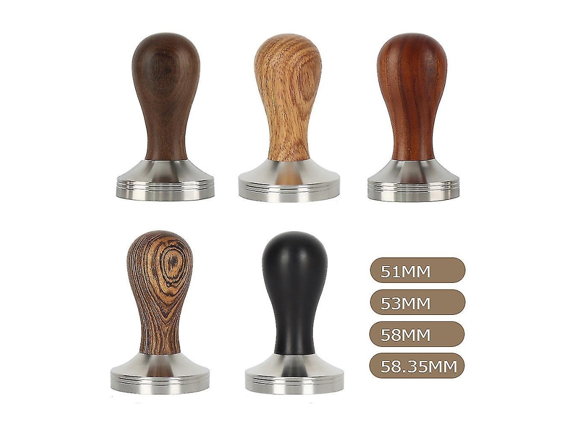 Tampão Para Café Em Aço Inoxidável 53mm Marrom Escuro Aquaforge