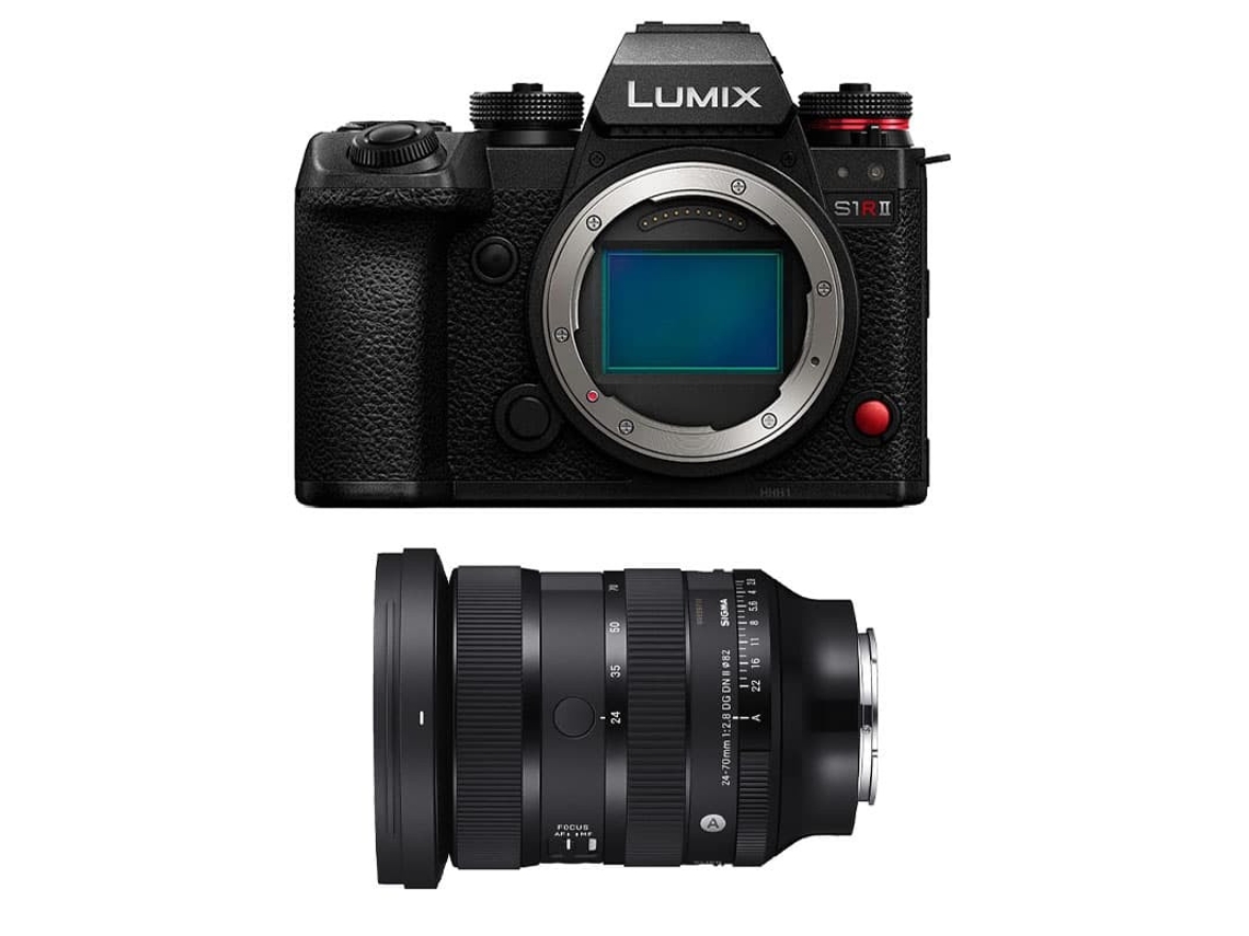 Panasonic Lumix S1r Ii + Lente Sigma 24-70mm F/2.8 Dg Dn Ii Art