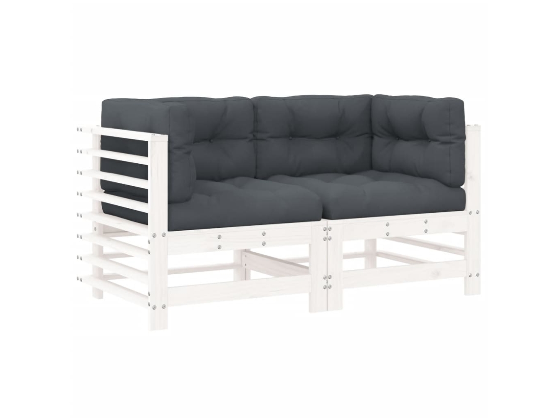 Corner Sofa, Corner Sofas Vidaxl Branco Madeira De Pinho (n/a)